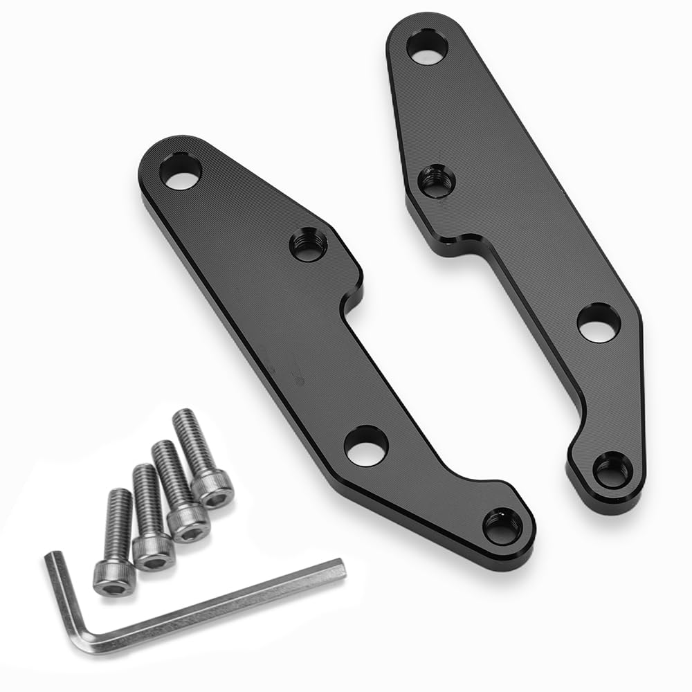 

LEDISHUN Back Step Adjuster Step Offset Plate for Honda CBR650R CB650R 2019-2025 (Black) чёрный
