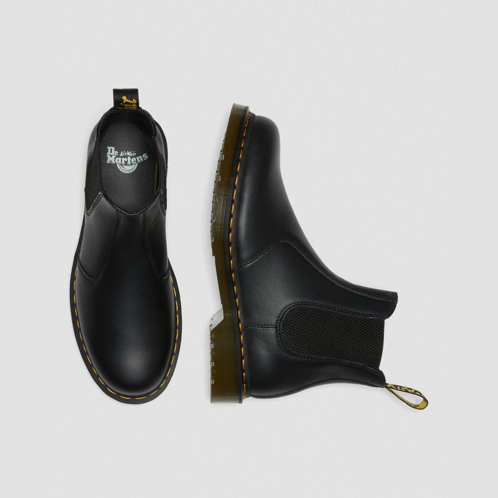 Boots Dr. Martens Black 2976 Nappa Chelsea