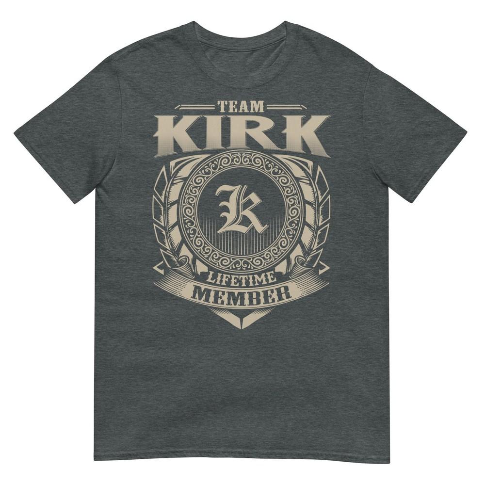 Team Kirk Lifetime Member Surname Kirk Family Name Vintage Tshirt