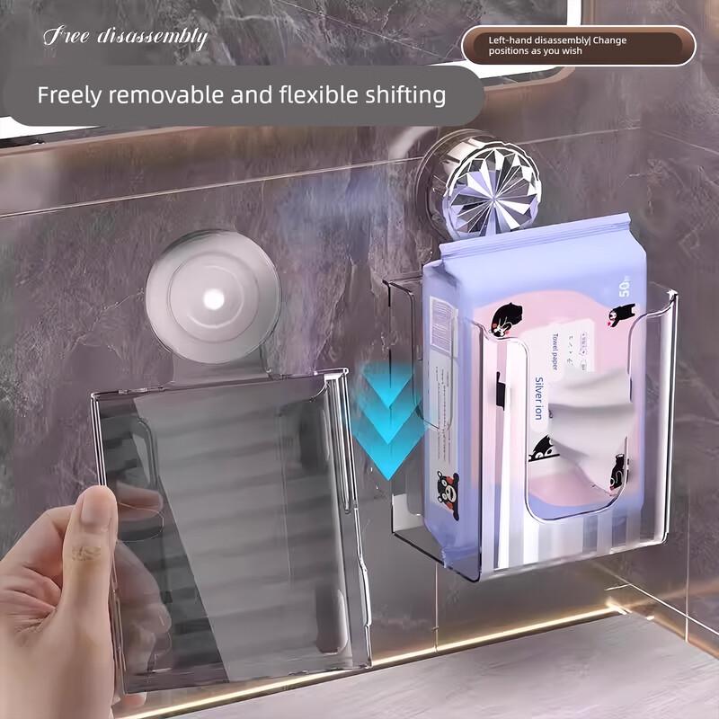 Light Luxury Wall-Mounted Facial Tissue Dispenser