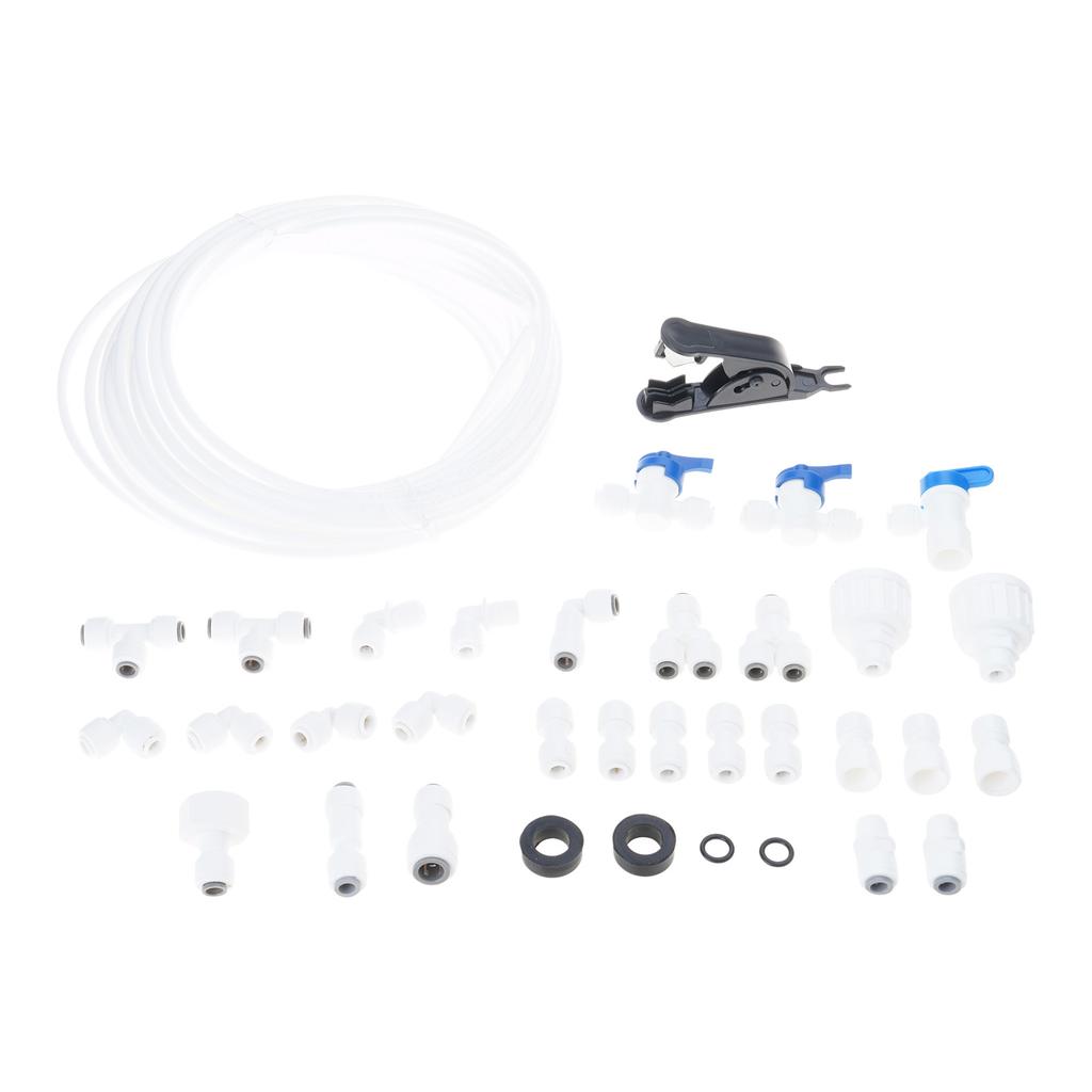 Essential Water Connection Set 10m Refrigerator Water Pipe Water Hose Connectors 10m Tubing Set for Side by Side Fridges