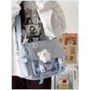 Japanese High-value Lightweight Crossbody Y2k Ulzzang Ita Bag Preppy Style Large Capacity Messenger Bag 10cm Doll Bag