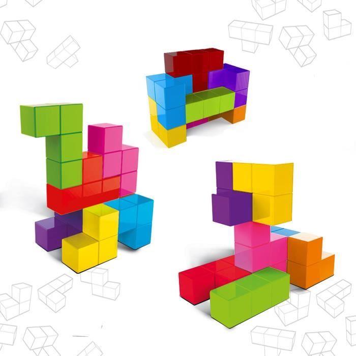 Casse-tête pour enfants - Cubimag - Ludilo - Age 6+ - 138 défis - 7 pièces - Joueur unique - Jeu magnétique