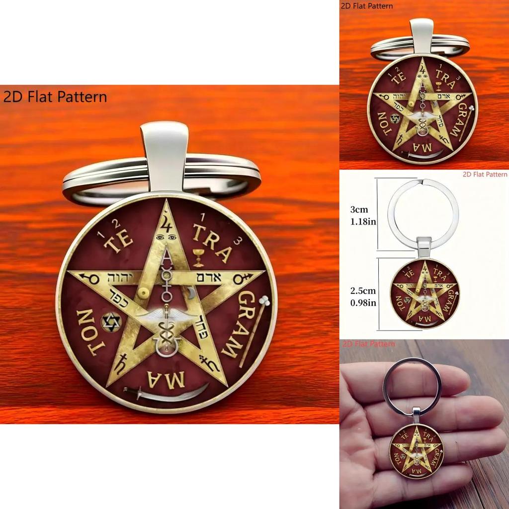 Five Pointed Star Pendant Keyring With Classic Style For Wedding Birthday And Travel Keepsakes