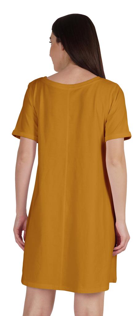 Inkmeso Vaccinated & Ready To Party T-Shirt Casual Scoop Neck Tunic With