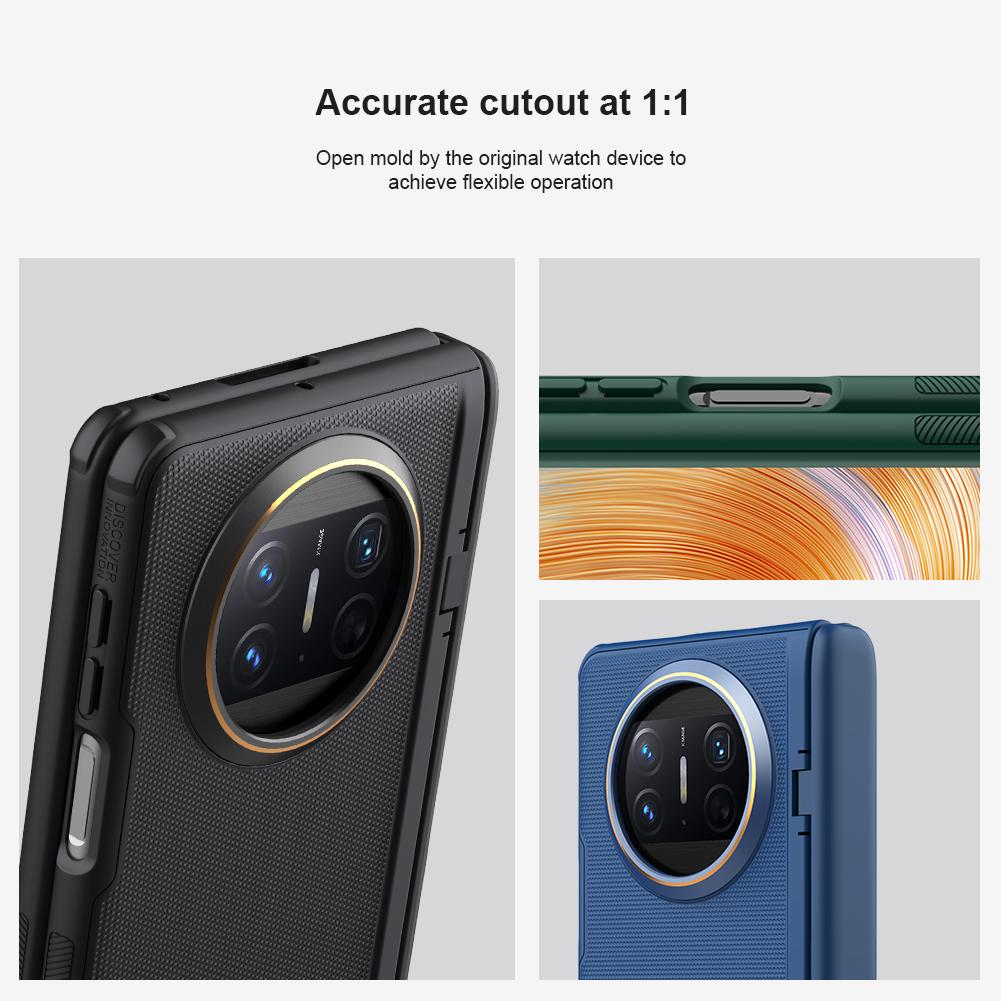 NILLKIN For Huawei Mate X3 Case Super Frosted Pro Shield Ultra Thin TPU+PC Protection Back Cover Kickstand for Huawei Mate X3