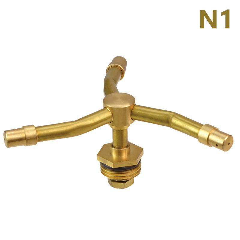 

3-Way 4-Way Copper Rotation Sprinkler Garden Irrigation Atomization Micro-Spray Cooling Automatic Lawn Sprinklers