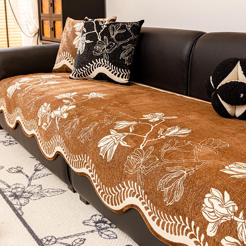 Special-shaped Sofa Cushion 2025 New One-piece Straight Row Non-slip Sofa Seat Cushion Universal Sofa Cover Towel for All Seasons