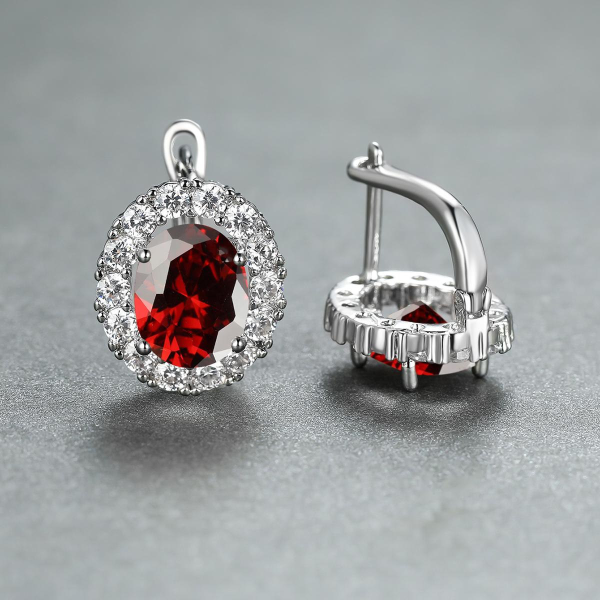 

Роскошные серьги-капли с фиолетовым камнем и золотым цветом, серьги-подвески для невесты, обручальные украшения для ушей красный/серебряный