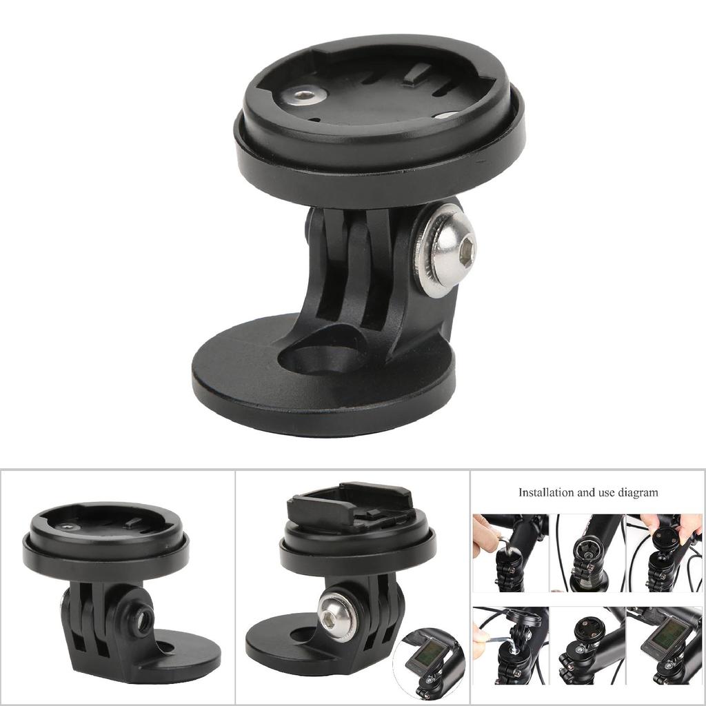 Code Table Extended Bracket Extension Holder with Adapter Base for Outdoor Cyclingblack