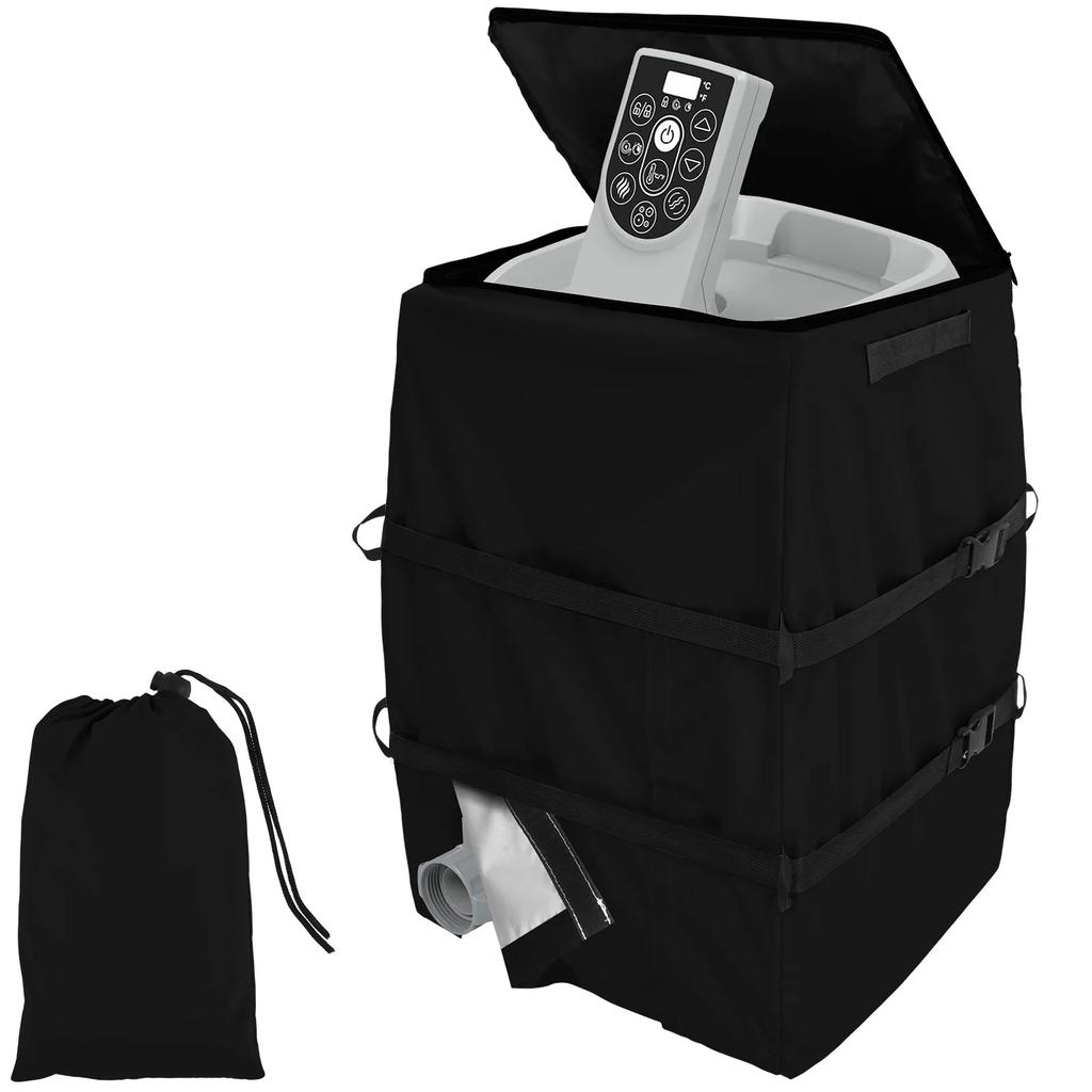 Hot Tub Spa Heater Pump Cover Universal Water Heater Protective Waterproof Insulated Pump Cover For Hot Tub Outdoor Pool Parts