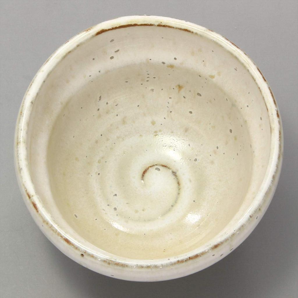 Mino Ware Loose Bowl (with Teacup), White Glaze Variant, Made In Japan 503-09