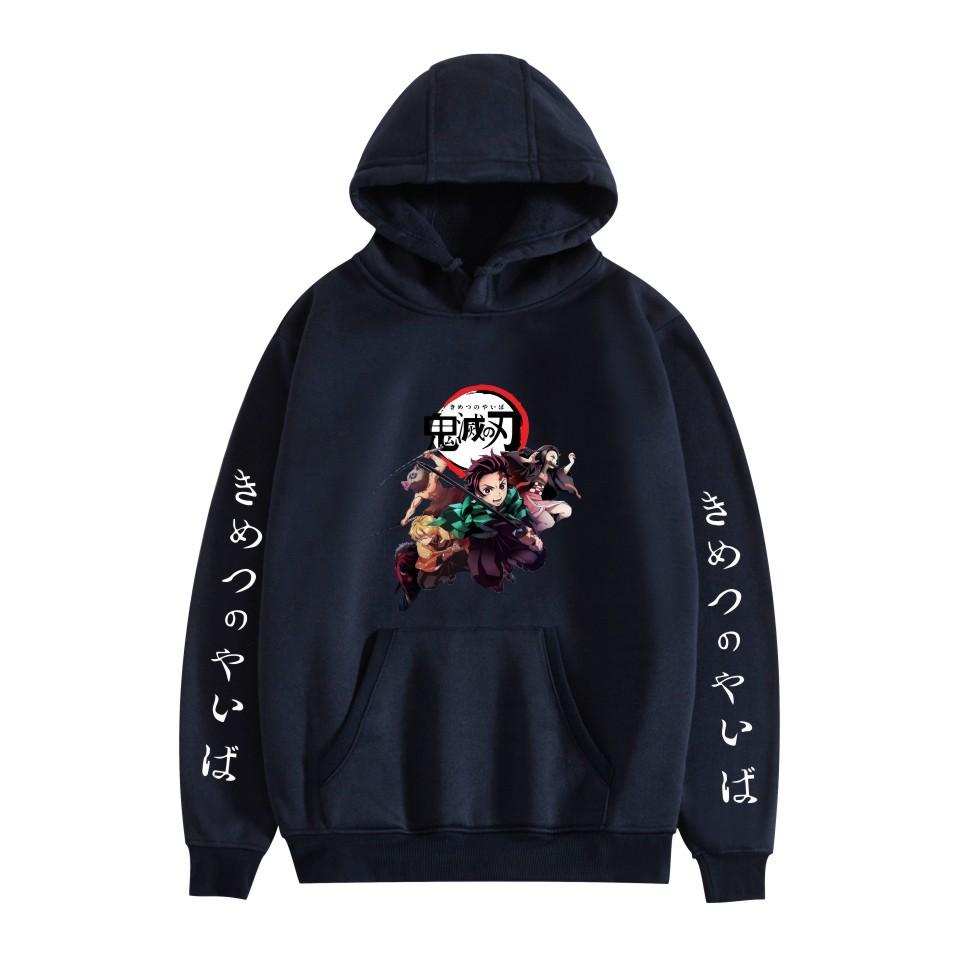 Demon Slayer Anime Hoodies Plus Size Hanorac cu glugă pentru bărbați Hoodies Unisex Imprimat Pullover Streetwear Men's Hanorac cu glugă