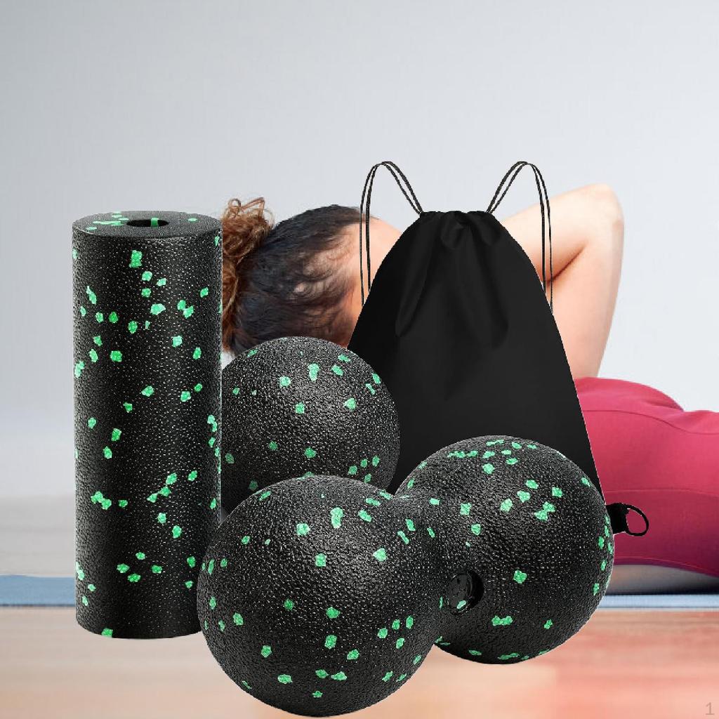 Foam Roller And Massage Balls Kit for Body Care