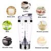 450/600ml Rechargeable Protein Shaker Electric Mixing Cup Portable Protein Powder Shaker Bottle Mixer For Home Kitchen Tools