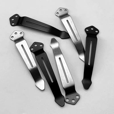 1 pieza Aleación de Titanio Tc4 Mantequilla 551 Clip para Navaja de Bolsillo Trasero Zt PARA ZT0620 0630 EM Navaja