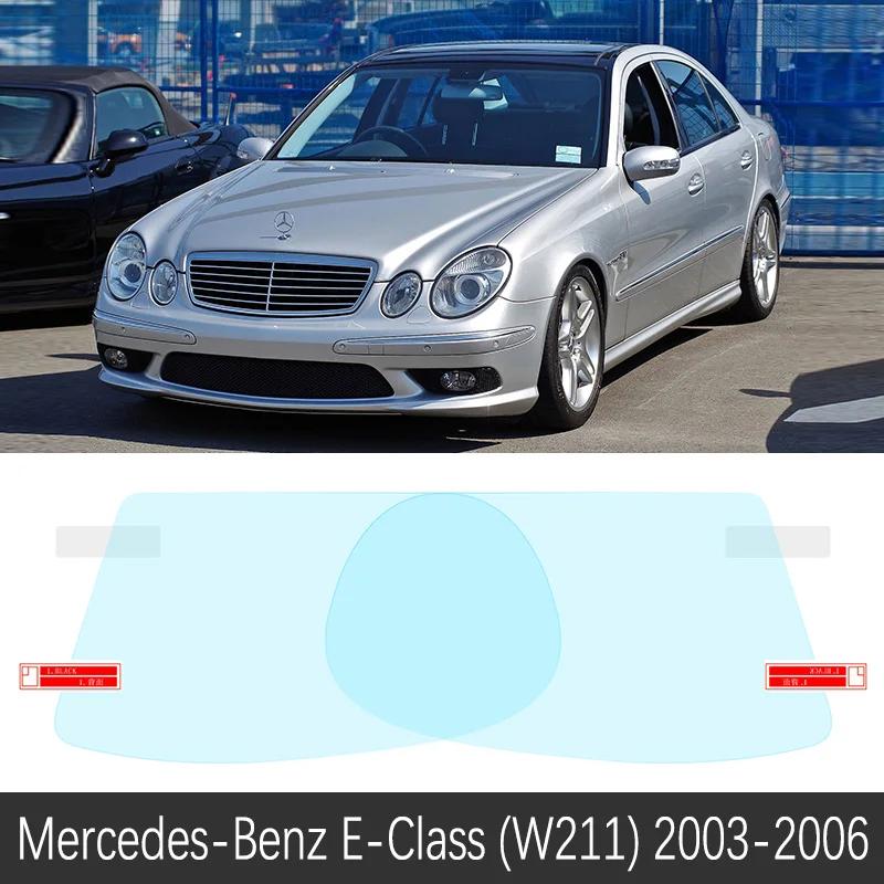 Car Rearview Mirror Film for Mercedes-Benz E-Class W203 W204 W205 2001~ 2018  Anti Fog Rainproof Sticker Accessories