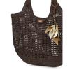 Daks Brown Raffia Twisted Mesh ShouLder Bag L Dcba6e590w3