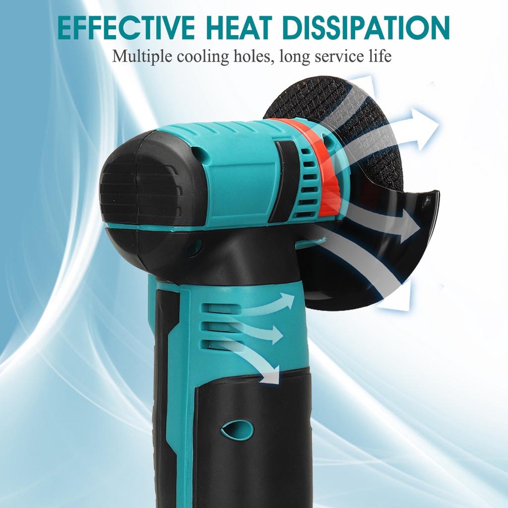 Electric Metal Cutter Power Tools Cordless Angle Grinder Mini Polishing Grinding Machine 12V 300W