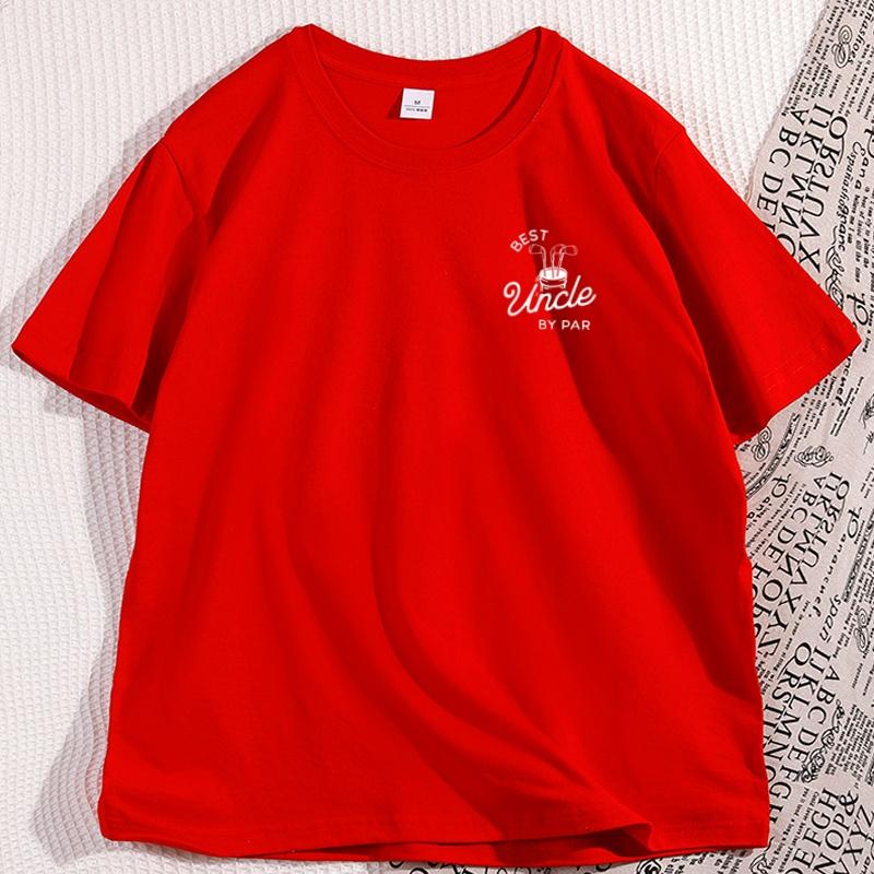 

Best Dad By Par Personalized TShirt Golf Dad T Shirt Fathers Day Gift Cool Dads Club Tshirt Casual Cotton Loose Tee Clothing S