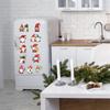Christmas Car Refrigerator Decorations Reflective  Santa Deer Magnet Ornaments Xmas New Year Holiday Home Decor