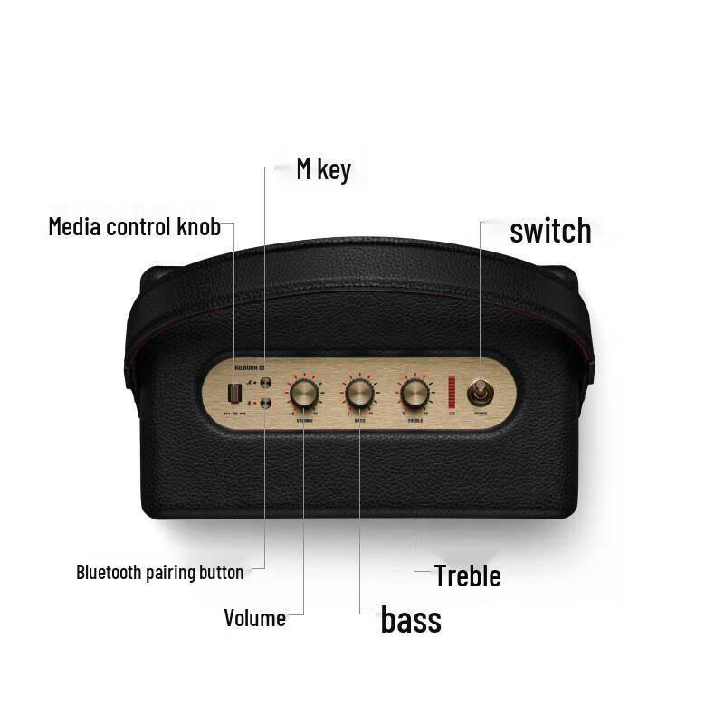 Marshall Kilburn III Portable Bluetooth Speaker