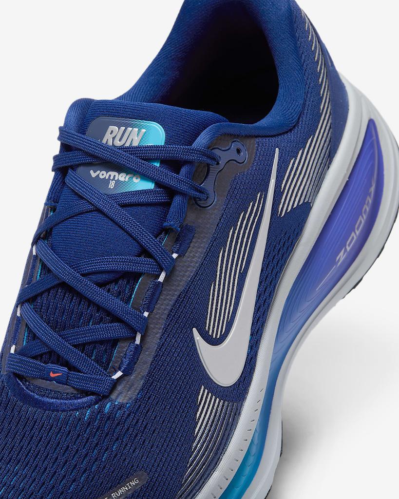 HM6803-401 Nike Vomero 18 Blue Void Blue Lightning Bright Crimson (Men's)