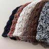 100% All-wool Crochet Knitted Hat, Women's Hollow Lace Niche Design Bag Head Wool Hat