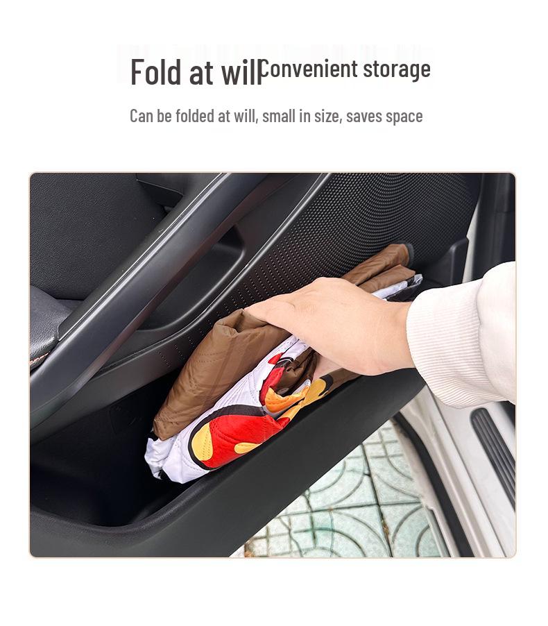 Cartoon Car Windshield Cover: Frost & Sun Protection for All Seasons