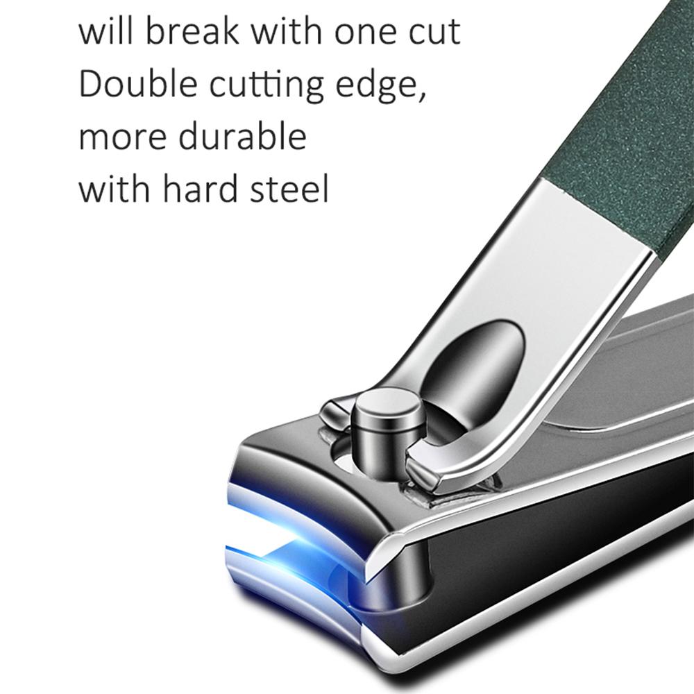 6 Stück Tragbare Maniküre-Sets Pediküre-Kits Glänzend Schwarz Nagelknipser-Set Körperpflege-Werkzeuge Augenbrauenschere