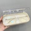 Glasses Case Storage Pink Bows for Work Daily Use Classroom Office Glasses Holder Protectors Sunglasses Pouch