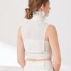 Vintage Bow Lace Collar Detachable Ruffled edge Collar Chic Lace Fake Collar  Blouse