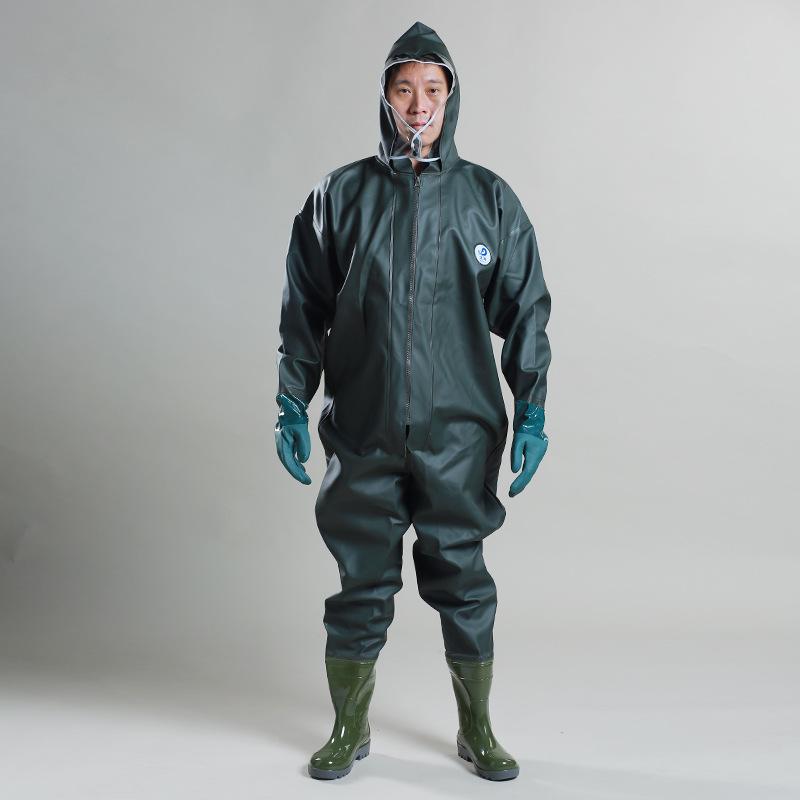 Men's Premium Waders - Full-Body Fishing Suit, Lotus Root Digging Suit, One-Piece Raincoat