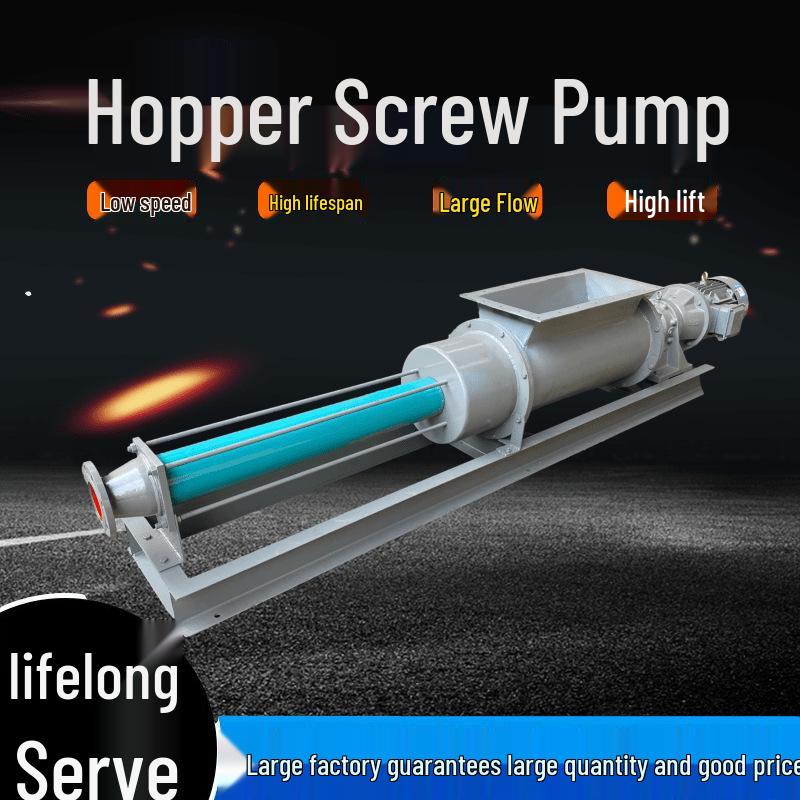 Large Flow Stainless Steel Single Screw Pump for Viscous Materials