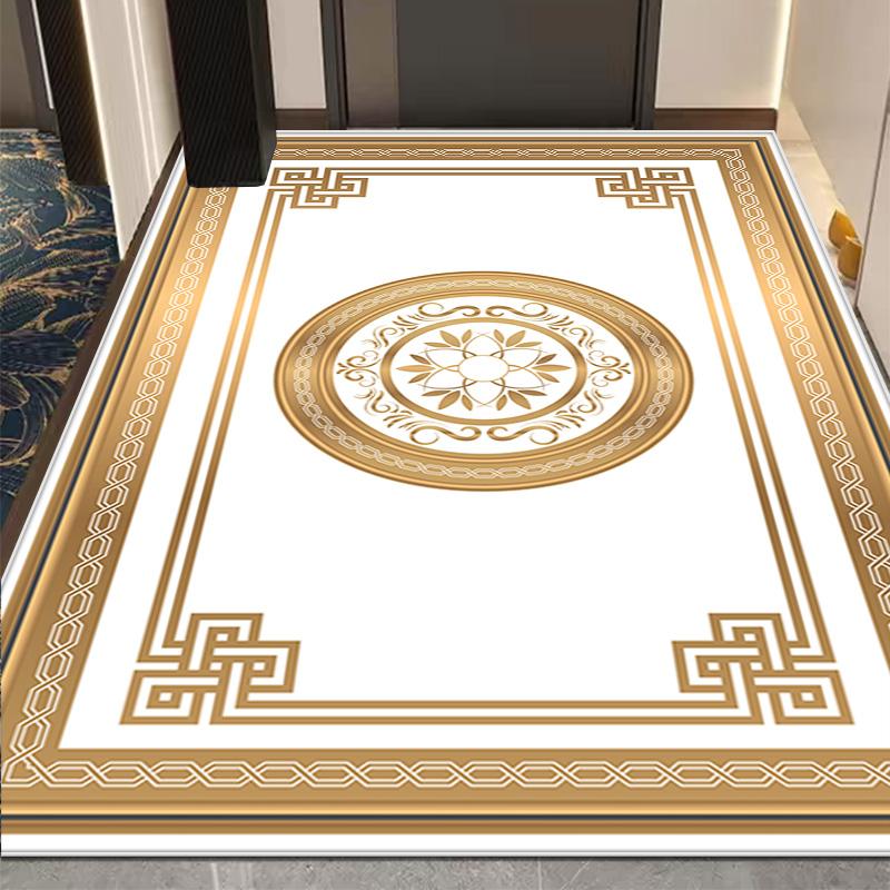 Luxury Style Entrance Door Mat Large Area Living Room Decoration Carpet 200x300cm Non-slip Lounge Soft Rug Washable Customizable