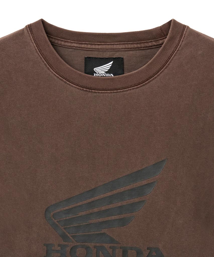 PHYPS MOTORCYCLE Womens Wing Collect Logo Short Sleeve Pigment Brown