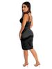 Vestido de Noche Sexy de Color Sólido con Tirantes Finos de Espagueti para Mujer Primavera-Verano