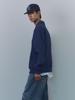 Gijunmaen Crest Half Zip-Up Pullover Dusty Blue