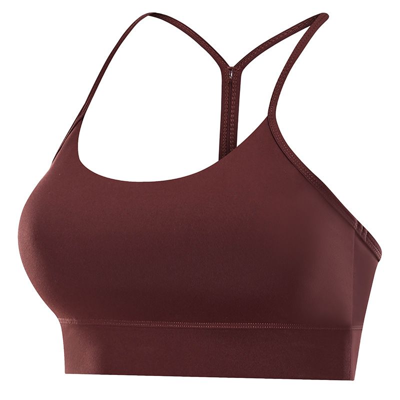 Nude Feel Seamless Women's Beauty Back Sling Set Yoga Pants