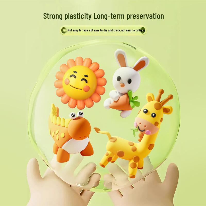 Super Light Non-Toxic Odorless Clay for Kids - 24 Colors