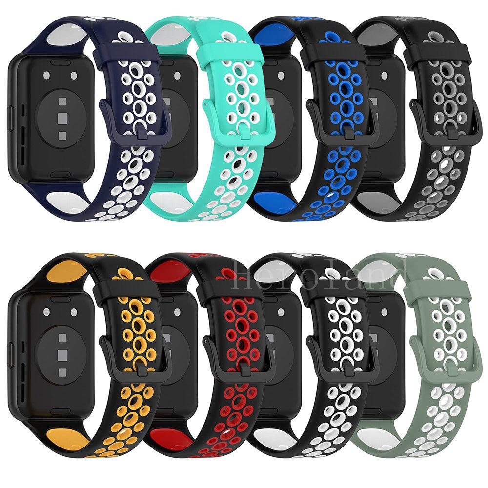 Sport Silicone Watchband For Huawei Watch Fit 2 StrapSmarwatch Wriststrap For Huawei Fit2 Belt Bracelet Accessories