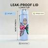 1PC Gradient Butterfly With Rose Print 750ml Color Plastic Sports Water Bottle Leakproof Flip Straw Lid Suitable for Sports Office Home Use