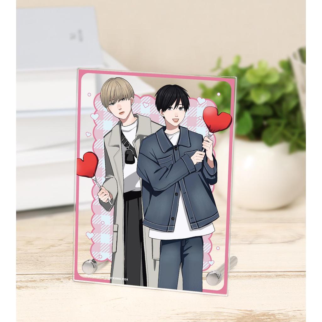 And Original Illustration by Mai Hanageno Shun Takara Taichi Amagi Print Sticker Style A6 Acrylic Panel "Takara-kun Amagi-kun" "My Brother's Friend" &