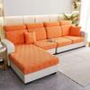 Thickened Jacquard Velvet Elastic Sofa Cover with Cushion Cover.