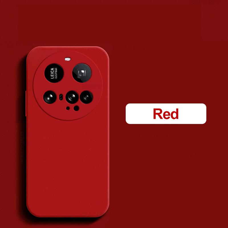 

Для Xiaomi 15 Ultra Чехол Жидкий Силиконовый Защитный Чехол Для Камеры Чехлы Для Телефонов Для Xiaomi Mi 15 Ultra Mi15 Ultra Pro Мягкая Задняя Крышка For Xiaomi 15 Pro красный