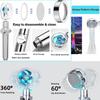 High Pressure Shower Heads, Handheld Turbo Fan Shower, Hydro Jet Shower Head Kit with Replacement - Hose/Bracket/Cotton Filters