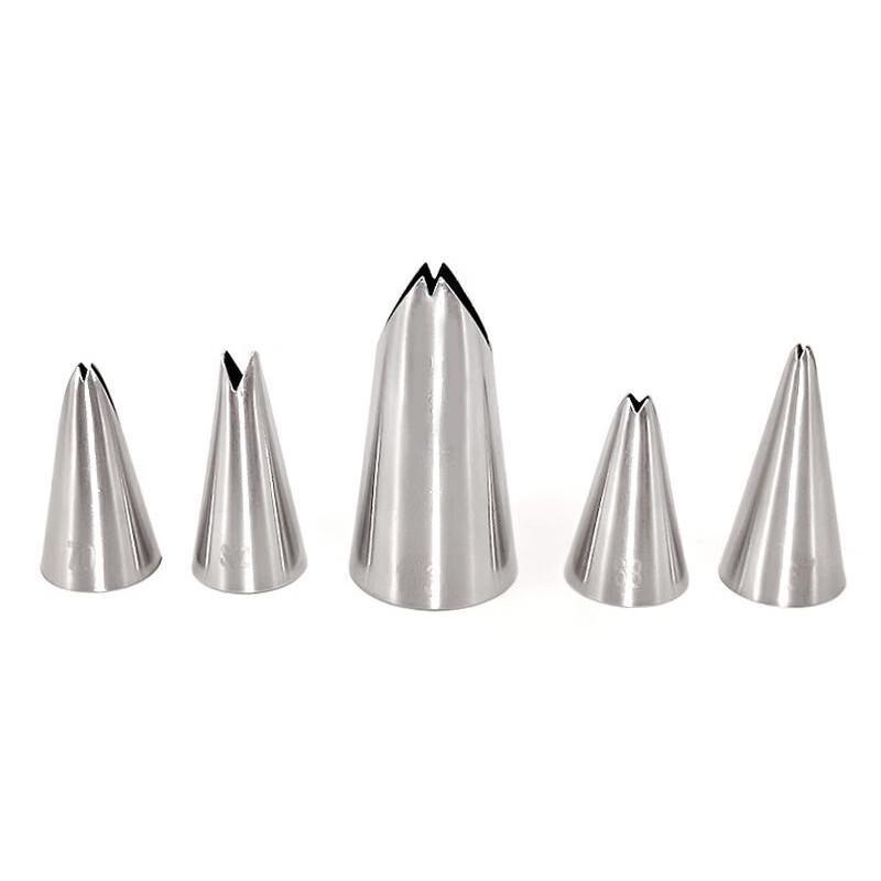Edelstahl Blatt Spritztülle Backwerkzeug Bündel