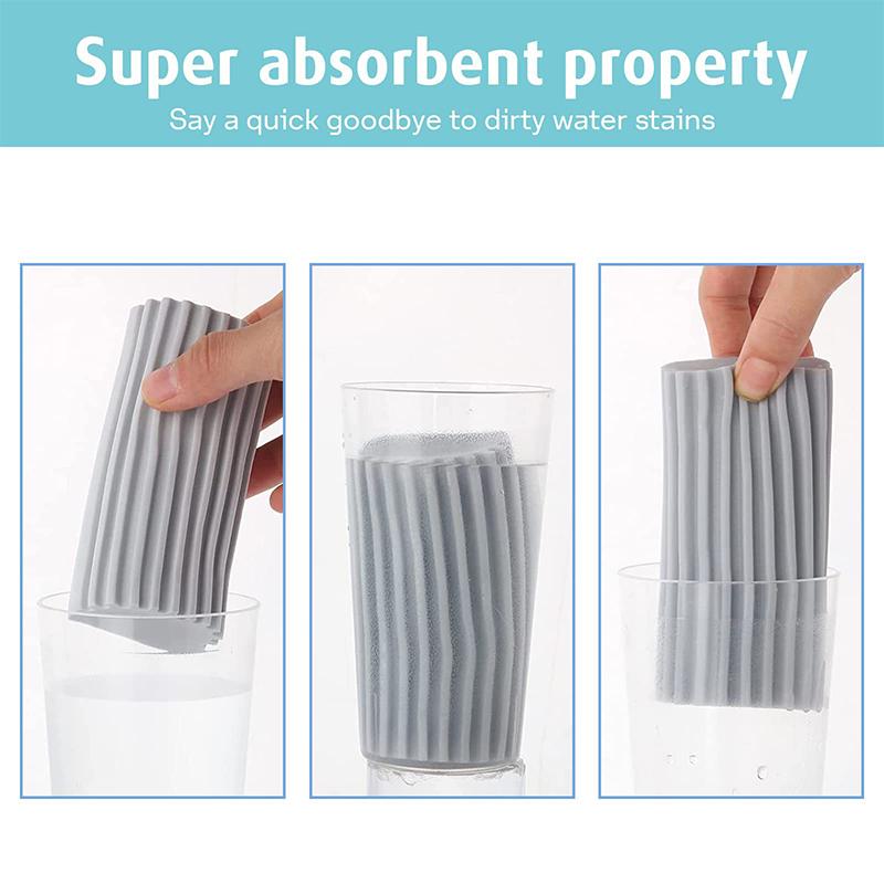 Cleaning Sponge Portable Motorcycle Car Clean Brush Damp Clean Duster Sponge Household Cleaner Tools for Cleaning Baseboards