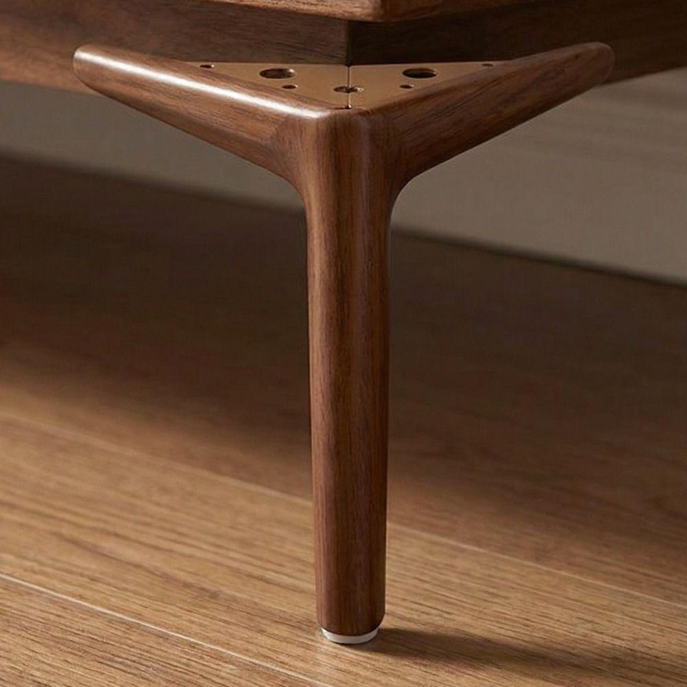 Gambe Rinforzate per Mobili Colore Noce Gambe di Supporto per Mobili TV Ferramenta Gambe per Tavolino da Caffè Tavolino da Tè