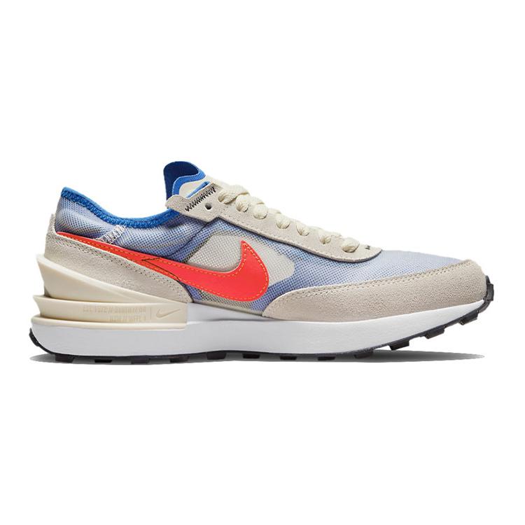New Nike Waffle One Natural Crimson GS DC0481-101